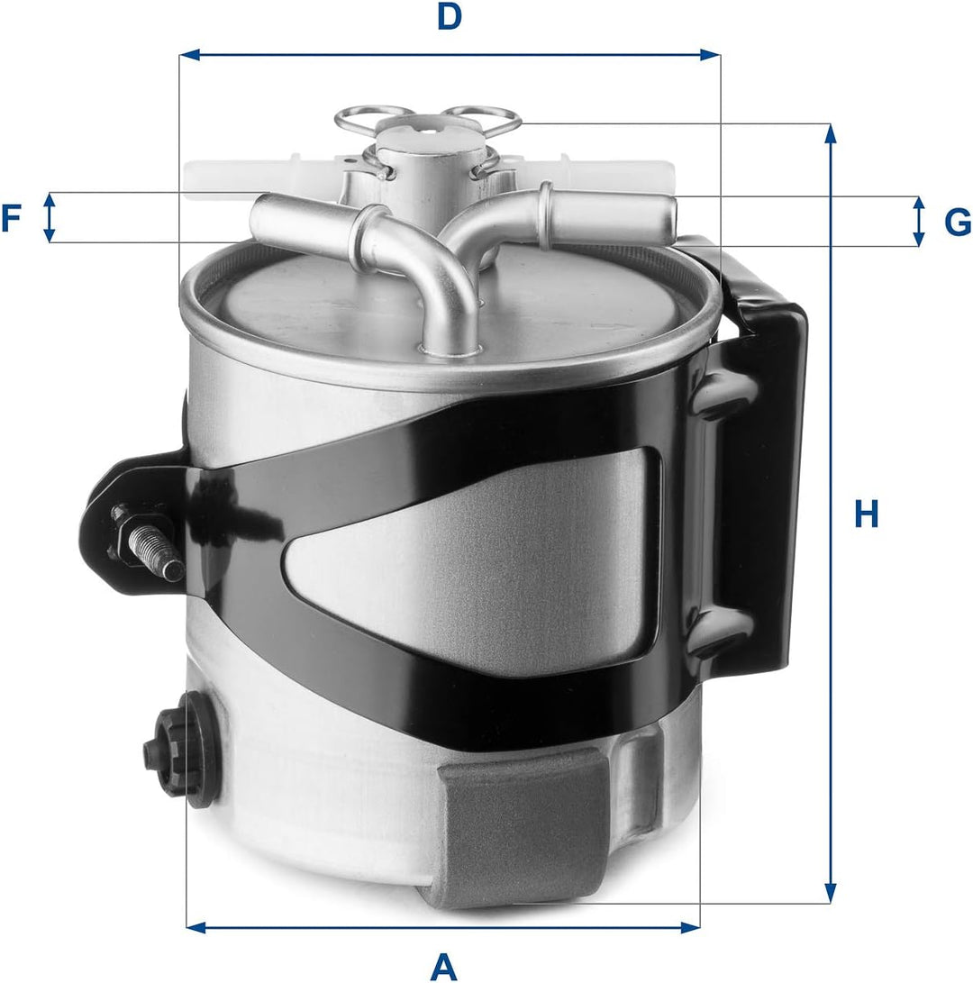 Ufi Filters 55.430.00 Dieselfilter für Autos