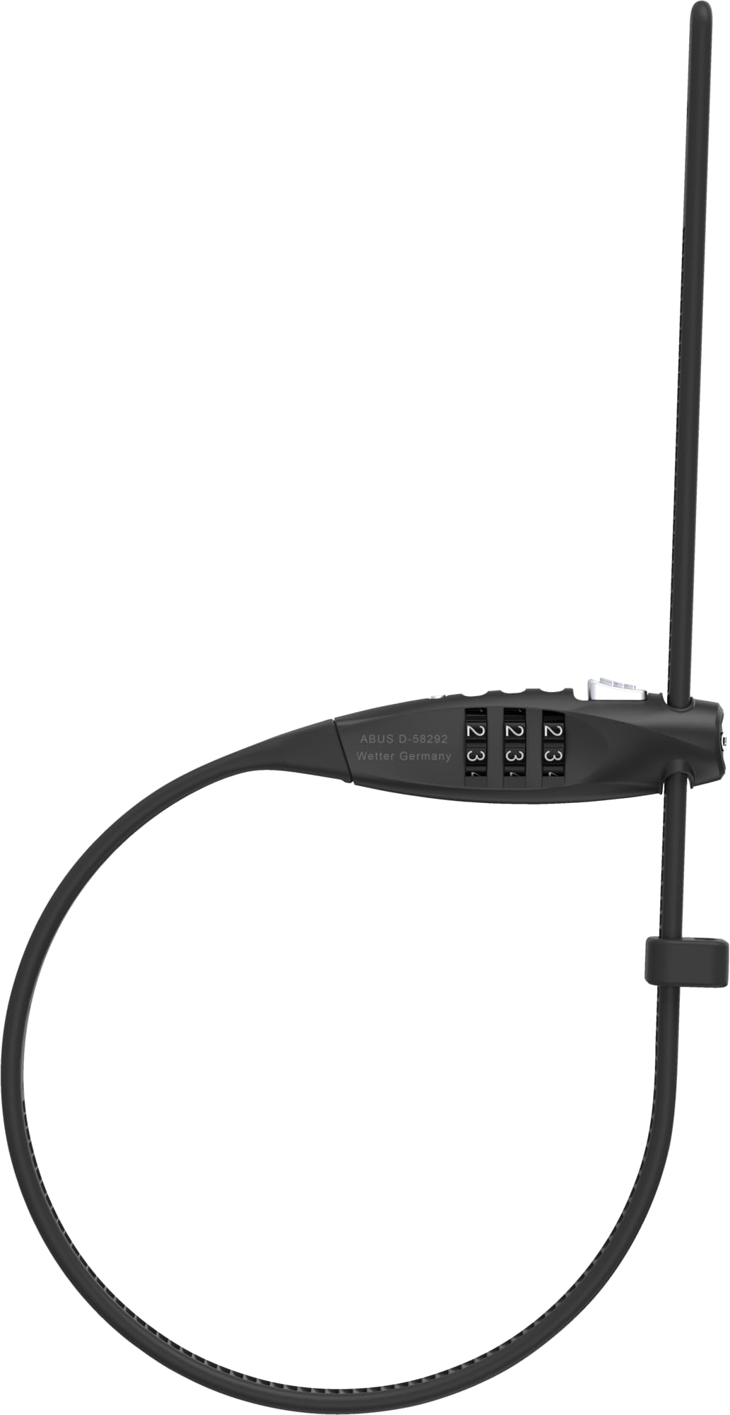ABUS Kabelschloss Combiflex TravelGuard – Schloss zur Sicherung von Helm, Kinderwagen, Skiern und Ge