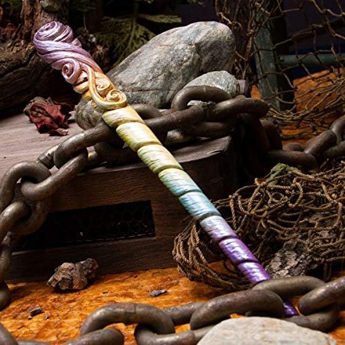 Pacific Giftware Magic Mystical Unicorn Horn Hexen und Zauberer Harz Zauberstab Cosplay Kostüm Hallo