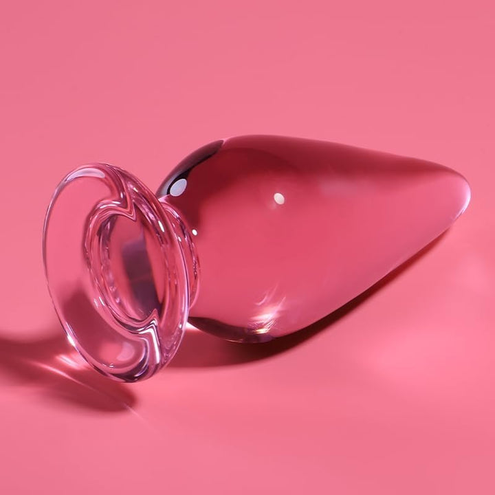 Model 4 ANAL Plug Borosilicate Glass 11 X 5 cm PINK
