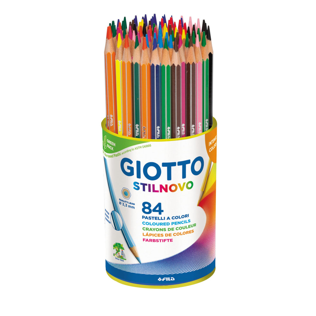 Giotto 516500 5165 0 Farbstifte Büchse 84 Stk, Büchse 84 Stk