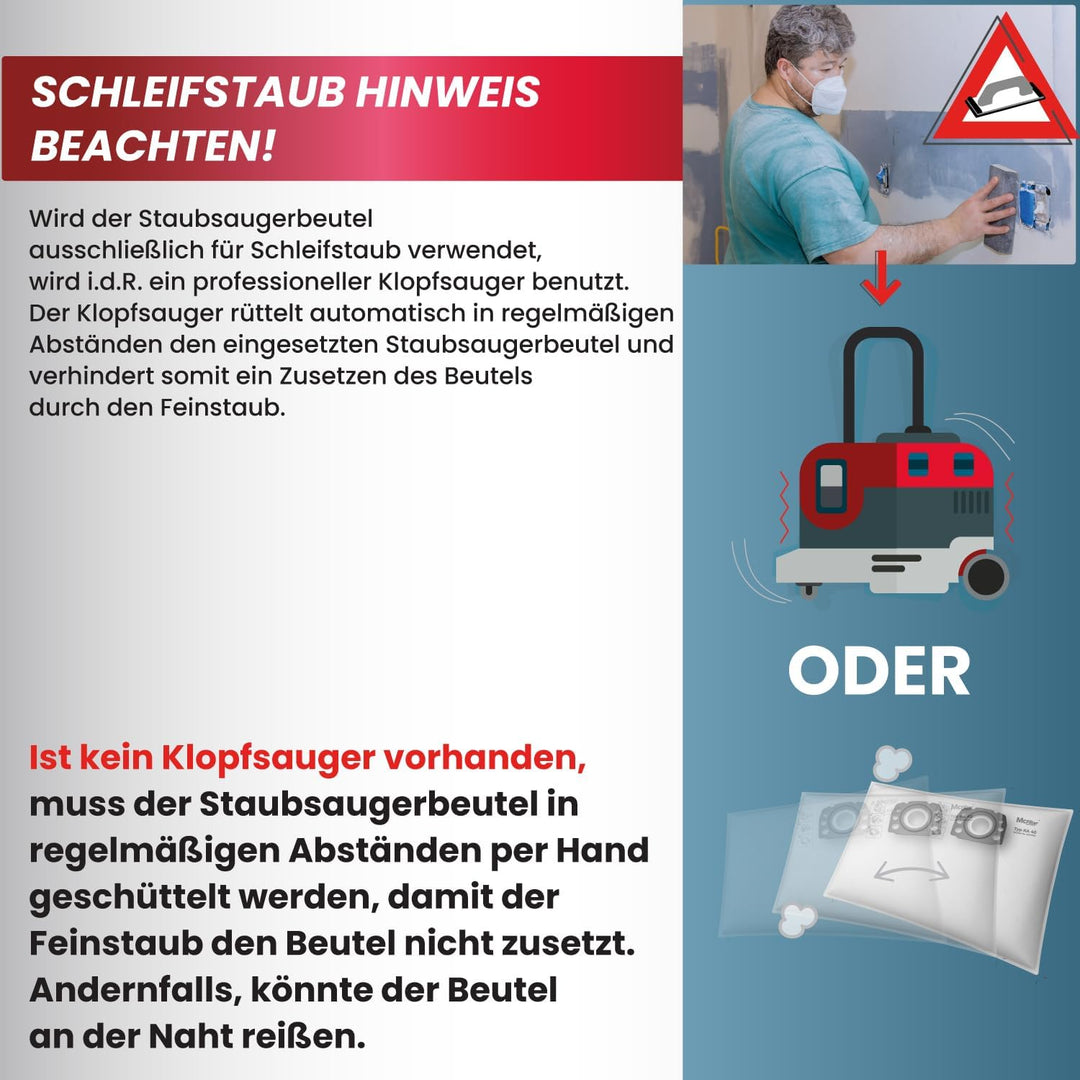 McFilter I 20 Staubsaugerbeutel kompatibel mit Kärcher WD2 Plus V-12/4/18/C, WD3 Serie V-17/4/20, KW