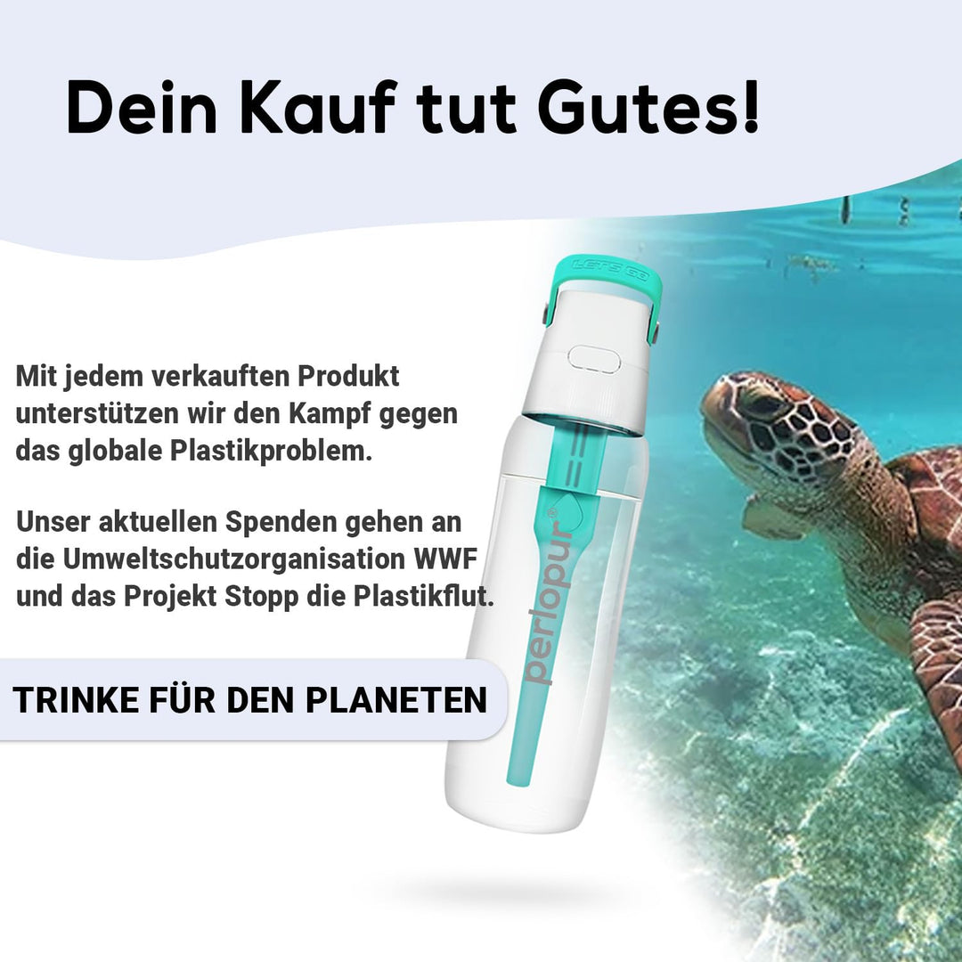 PearlCo 2L Glas Wasserfilter Krug mit 3 alkalischen Filterkartuschen - basisches Wasser durch 5 Stuf
