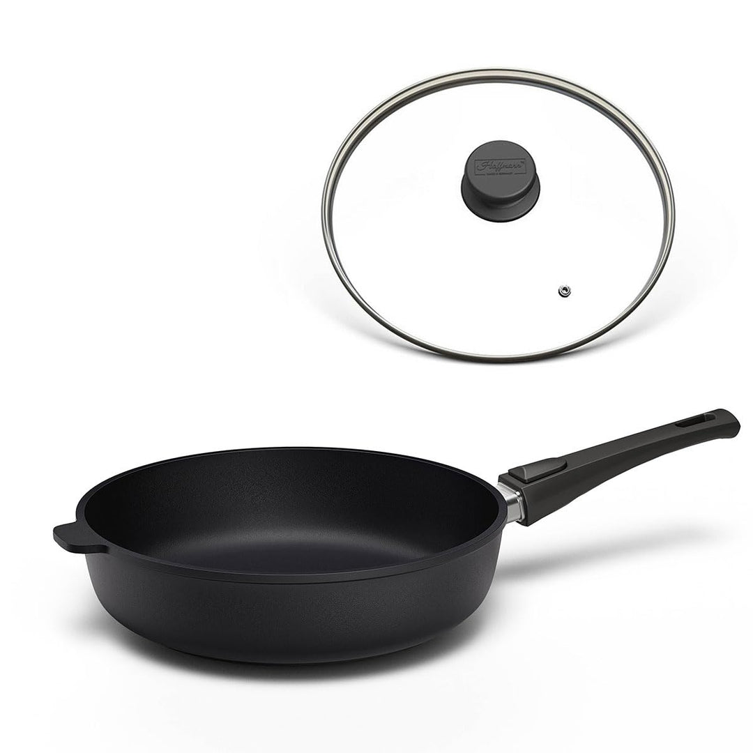 Hoffmann STONIQ Hochrandpfanne, 24 cm, Antihaftbeschichtet, PTFE und PFAS-frei, Induktionsgeeignet,