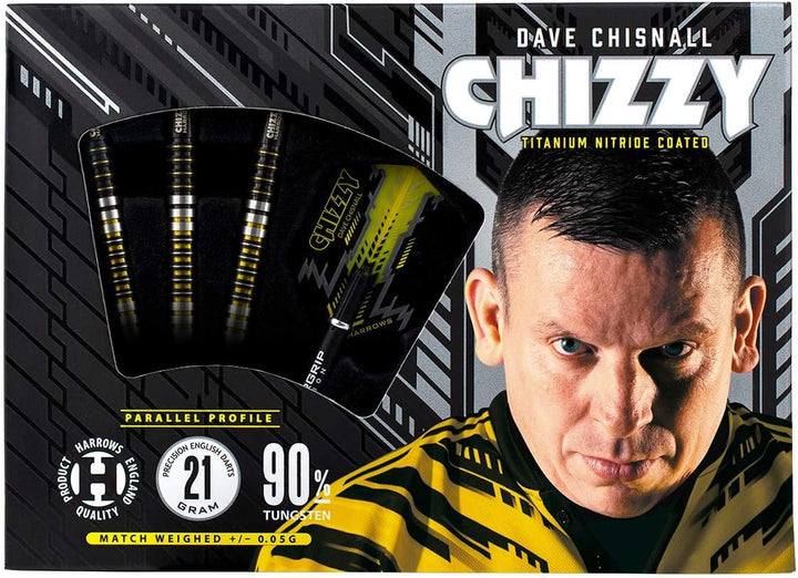Harrows Soft Darts Dave Chisnall Chizzy 90% Tungsten Softtip Dart Softdart 22 Gramm, 22 Gramm