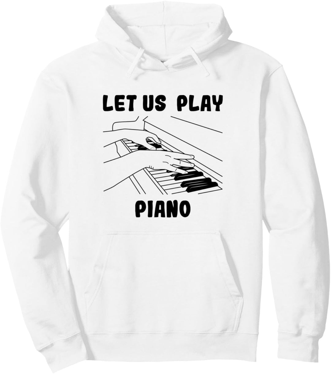 Pianist Design Flügel Klavier Pullover Hoodie