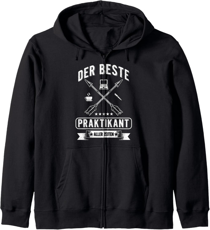 Der Beste Praktikant Aller Zeiten Praktikum Praktikantin Kapuzenjacke