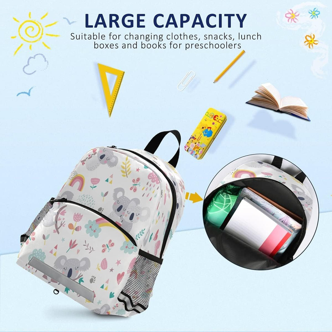 Niedlicher Kinderrucksack Koala Kindergarten für Kleinkinder Mädchen Jungen, Mehrfarbig, One Size, K
