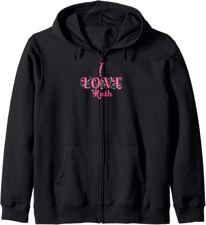 I Love Ruth Couples Matching Valentinstag Kapuzenjacke