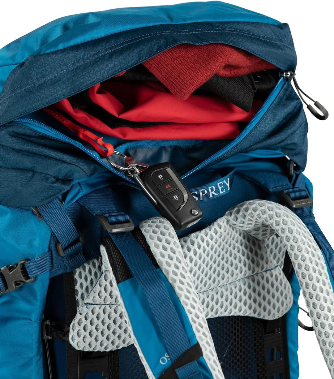 Osprey Europe Herren Atmos Ag Lt 65 Backpack Night Shift/Scoria Blue L-XL, Night Shift/Scoria Blue L