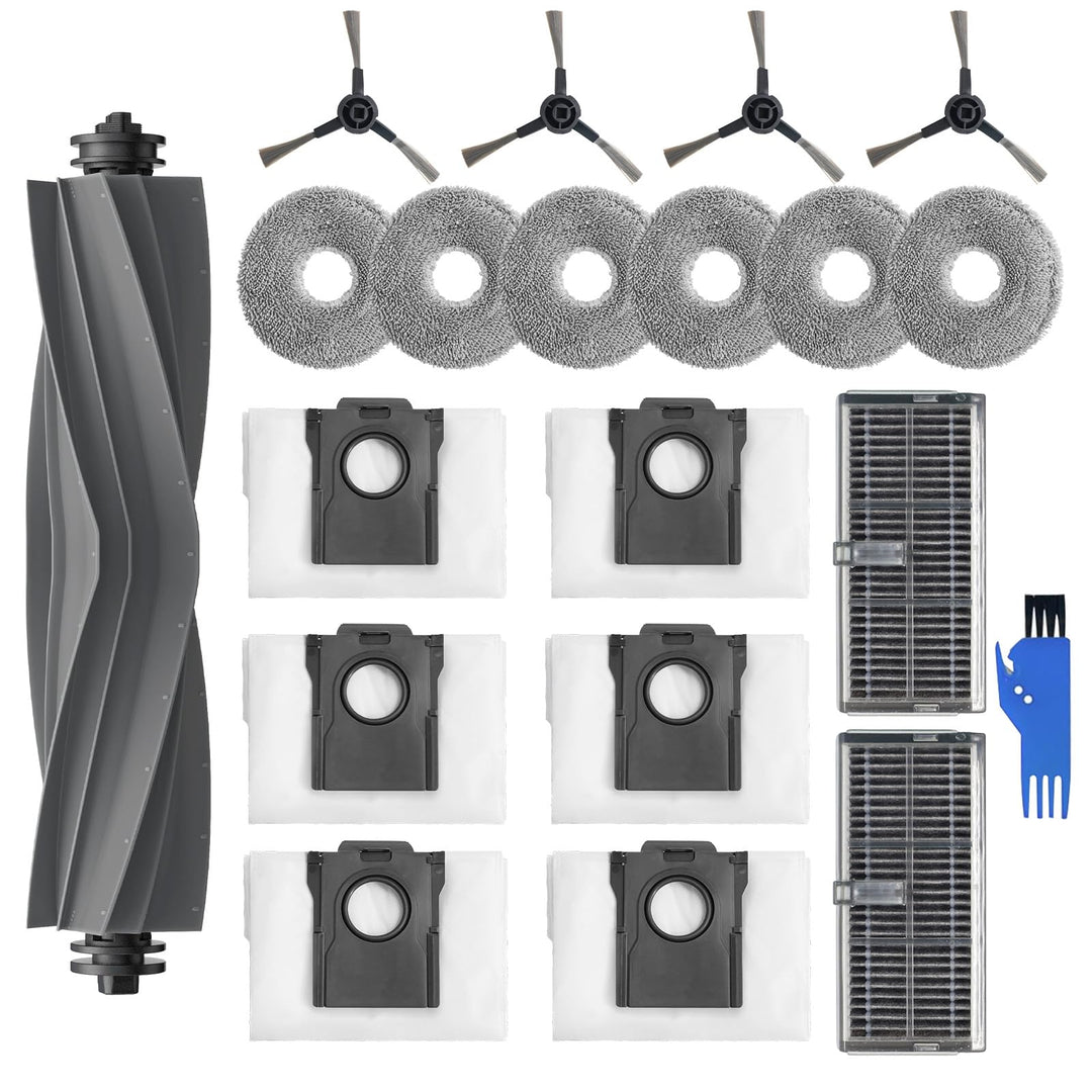 20 Stück Zubehör für Dreame L10s Ultra Gen 2, L10s Pro Ultra Heat, X30 Ultra, Mova E30 Ultra Saugrob