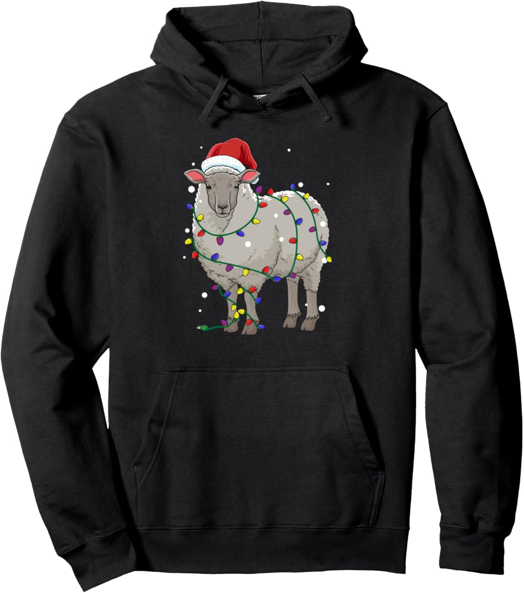 Lustiges Schaf Weihnachten Nikolaus Geschenk Pullover Hoodie