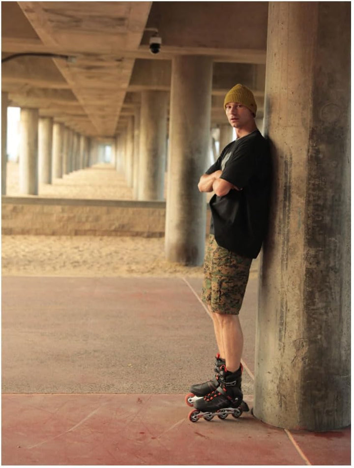 K2 Skates Herren Inline Skates F.I.T. 80 ALU, black - red, 30G0415 EU: 42 (UK: 8 / US: 9) black - re