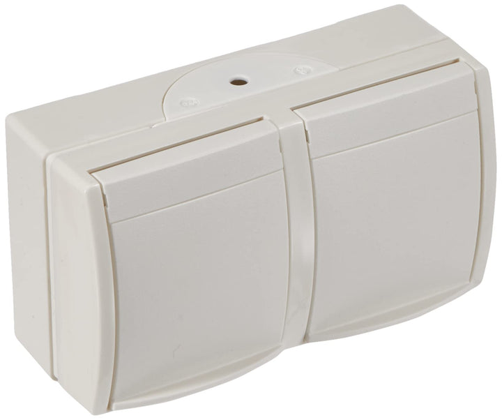 Busch-Jaeger BUSC 20/2 EBW-54 2fach waagerecht Ocean Steckdose Single, Single
