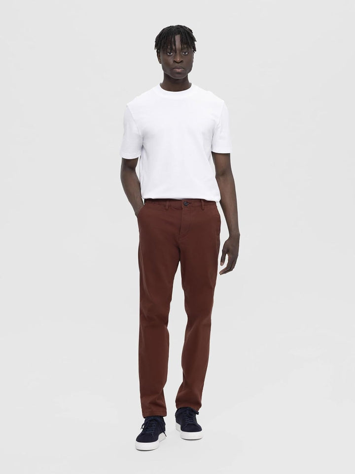 Selected Homme Herren Hose 29W / 32L Cherry Mahogany, 29W / 32L Cherry Mahogany