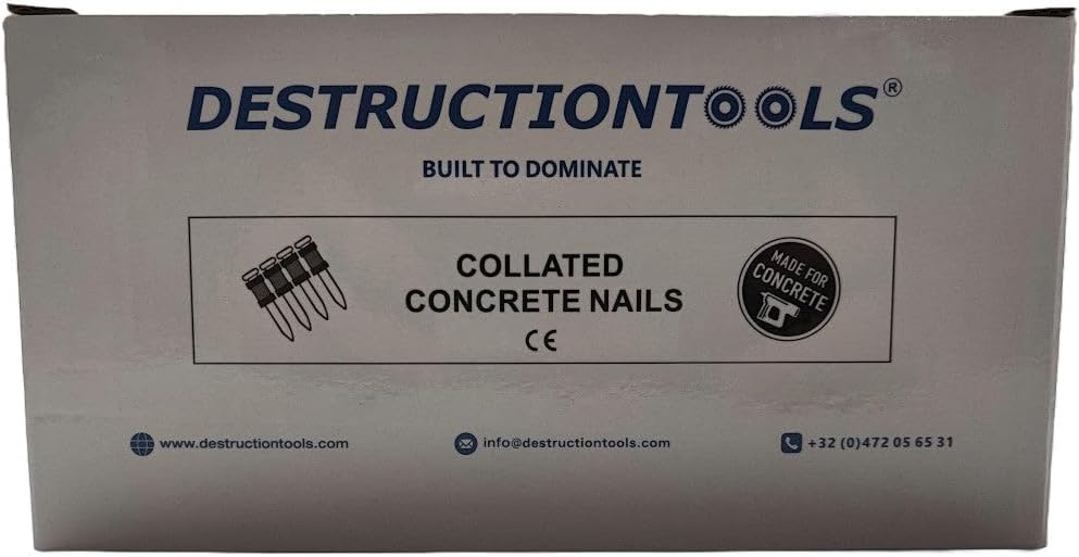 1000x Nägel für Beton 25mm - für Bosch GNB18V - PROFACTOR 18V