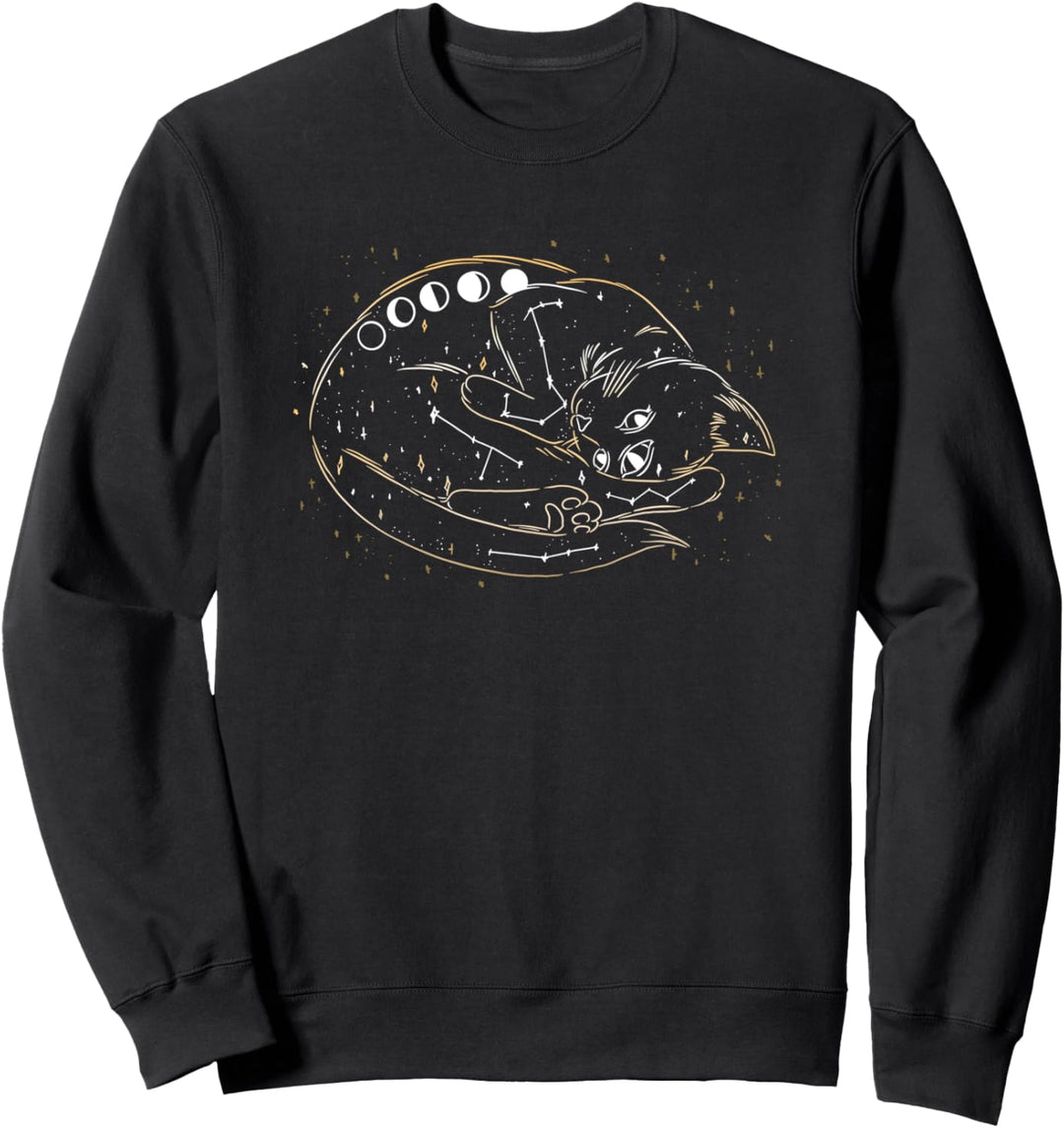 Galaxie-Katzen-Tier Sweatshirt