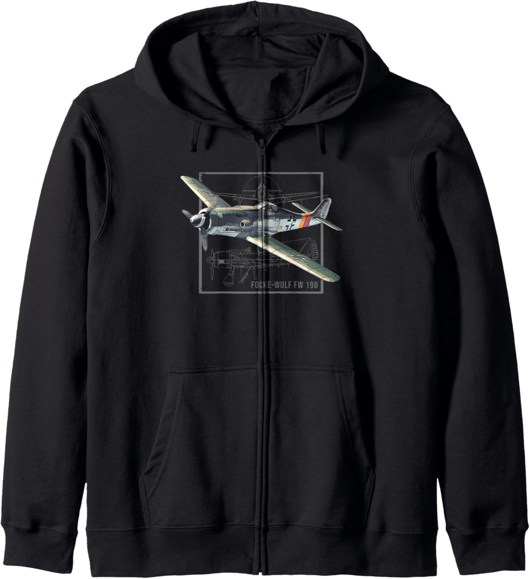 Focke-Wulf FW 190 | WW2-Kampfflugzeug Kapuzenjacke