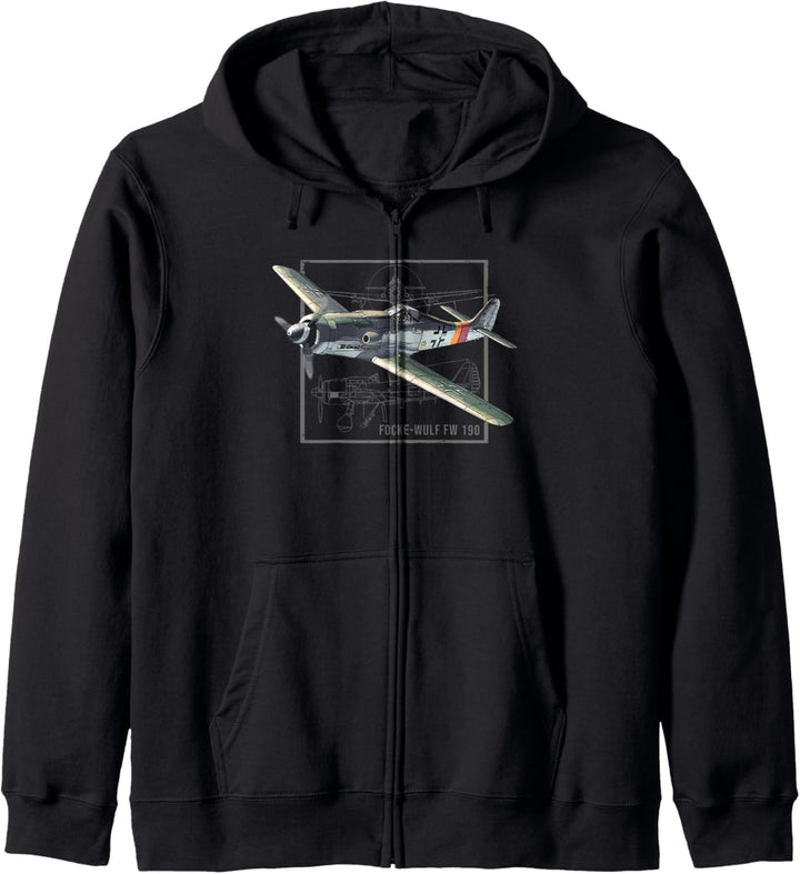 Focke-Wulf FW 190 | WW2-Kampfflugzeug Kapuzenjacke