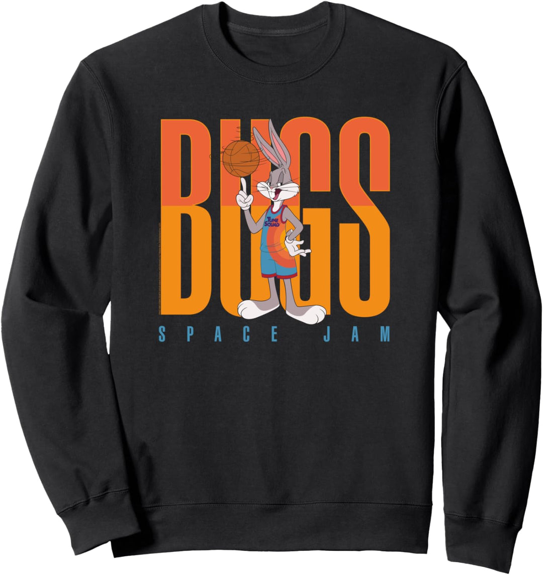 Space Jam A New Legacy Bugs Bunny Ball Spin Sweatshirt