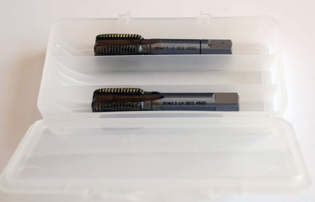 Hand-Gewindebohrer Set Satz (2Stk) M14x1,25 Mf HSS DIN352 Links Linksgewinde NEU &amp; Original