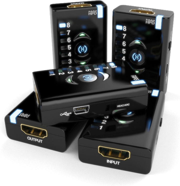HDFury HDF0060-1 DR.HDMI EDID Manager Emulator, löst Handshake Probleme, 5V HDMI Repeater, programmi