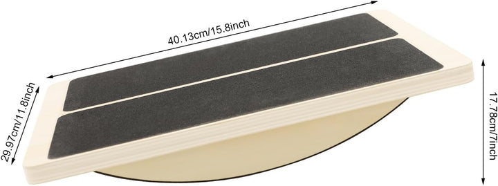Balance Board, Gleichgewichtstrainer, Wadendehner, 30 x 40 cm