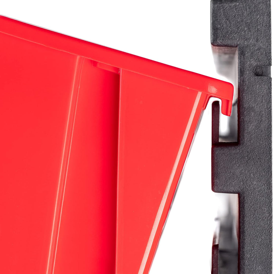 KADAX Werkzeugwandregal Gross, 174x78cm Lagersystem aus robustem Kunststoff, UV-Resistentes Modul-Sy