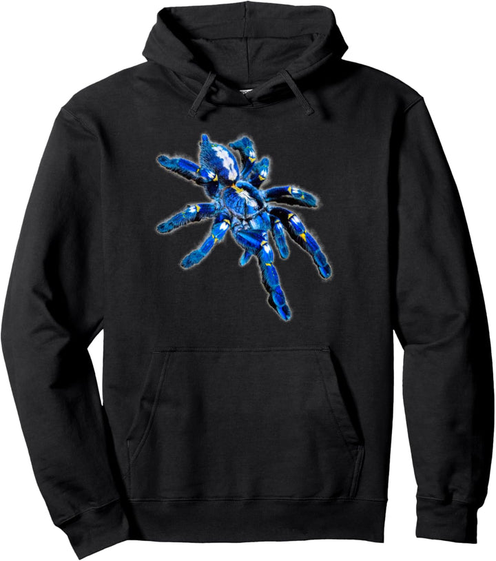 Blaue Tarantelspinne Poecilotheria Pullover Hoodie