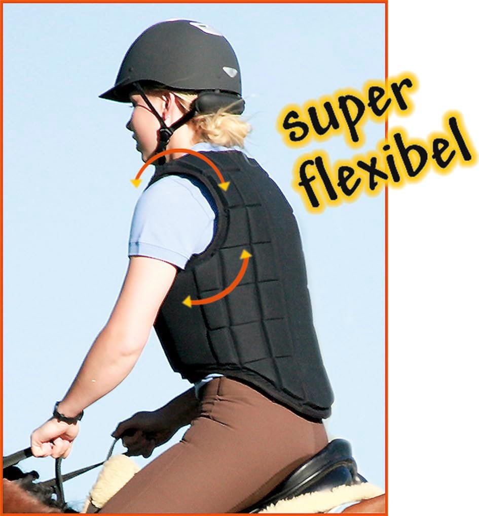 United Sportproducts Germany USG Kinder Flexi Sicherheitsweste Kinder M schwarz, Kinder M schwarz