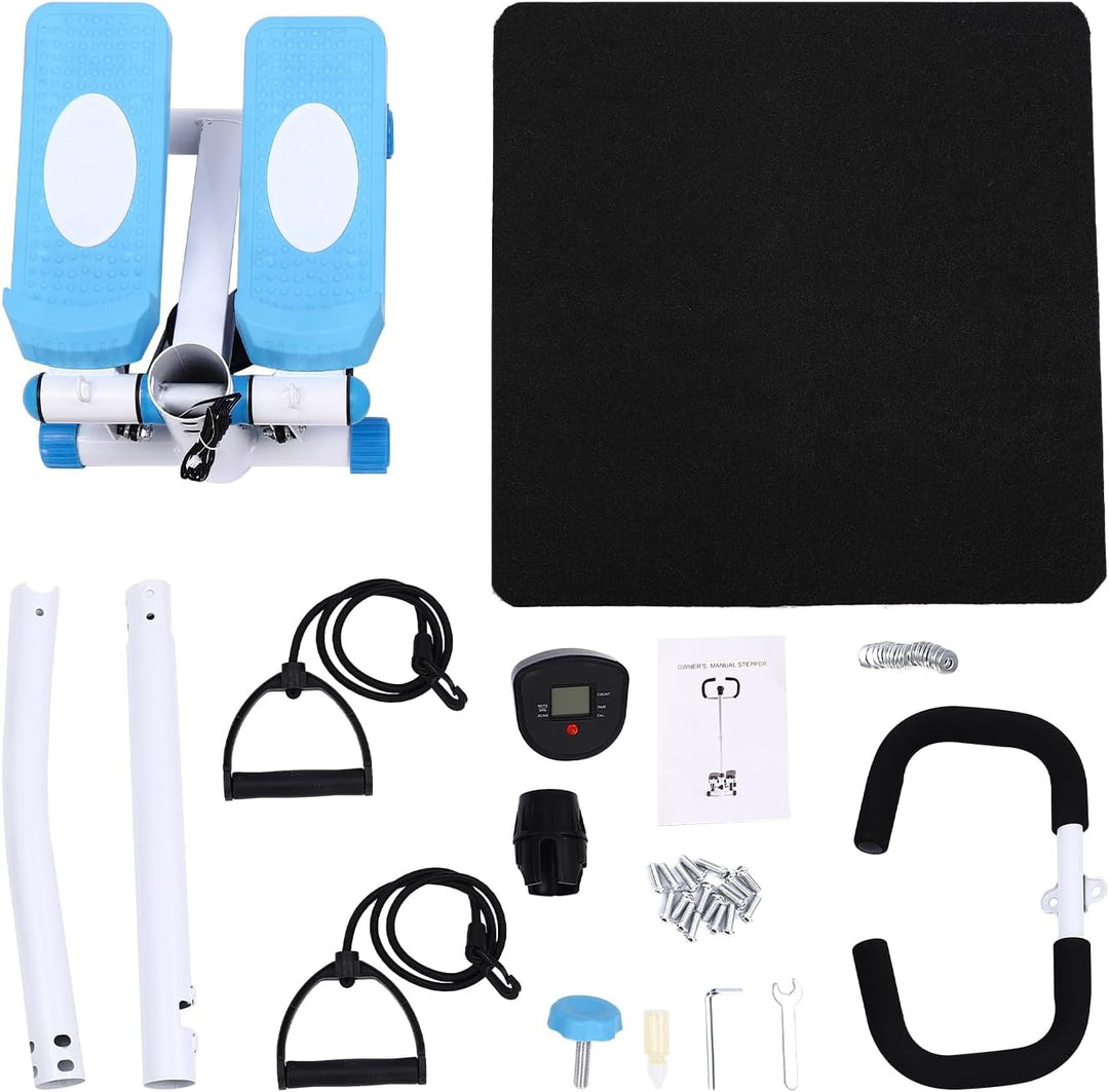 Fitness Stepper, Übung Stepping Machine, Fitness Stepper mit Lenker, für Hause Büro Wohnzimmer Fitne