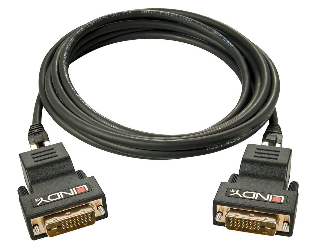 Lindy 38300 Netzwerk Kabel DVI Cat6 Extender 50m schwarz