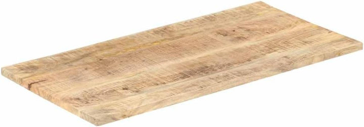 vidaXL Mangoholz Massiv Tischplatte Massivholzplatte Holzplatte Ersatztischplatte Holz Platte für Es