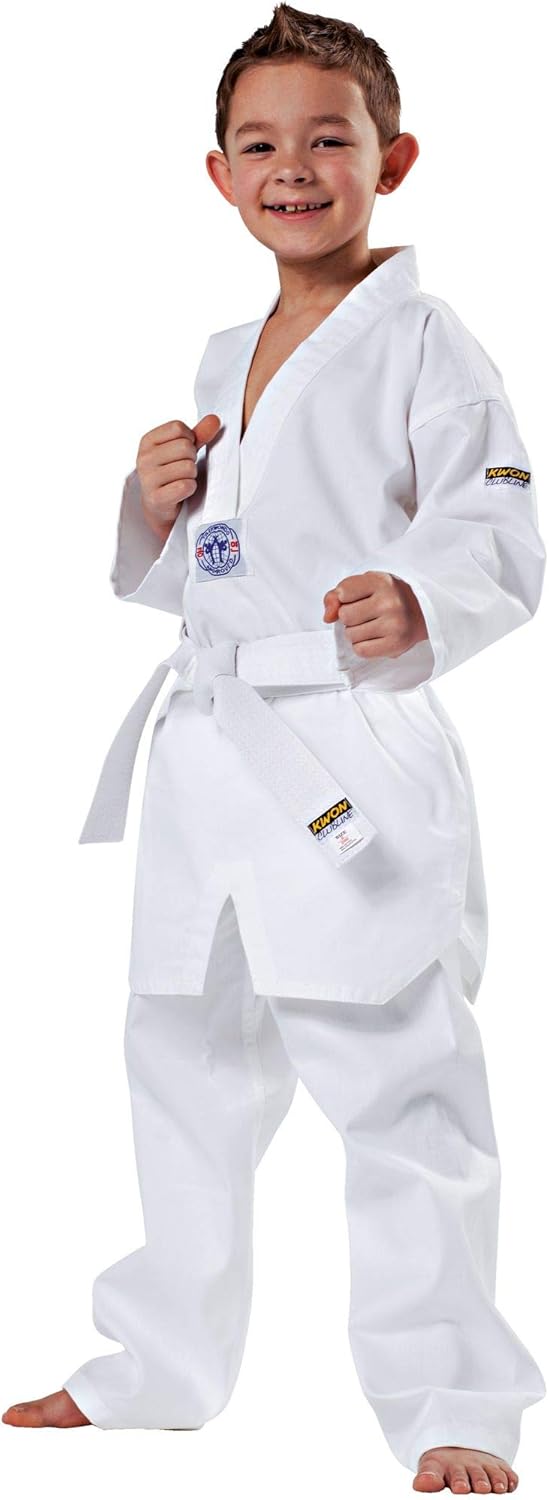 KWON Kinder Kampfsportanzug Taekwondo Song 120 Weiss, 120 Weiss