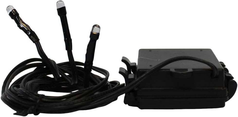 ZICOM Krippenzubehör Miniaturzubehör Batteriebox für 3X AA, ON/Off/Timer mit 3 LED, 4,5 Volt Kabellä