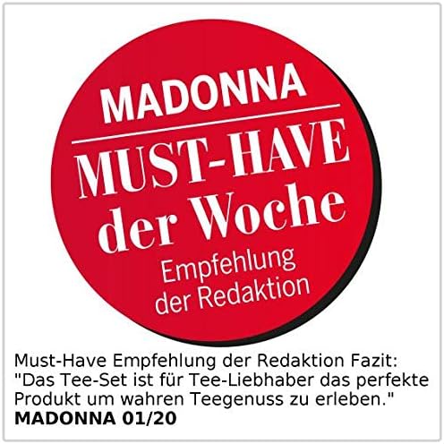 Rosenstein &amp; Söhne Teeset: Asiatische Teekanne, Untersetzer und 2 Becher aus Gusseisen, schwarz (Asi