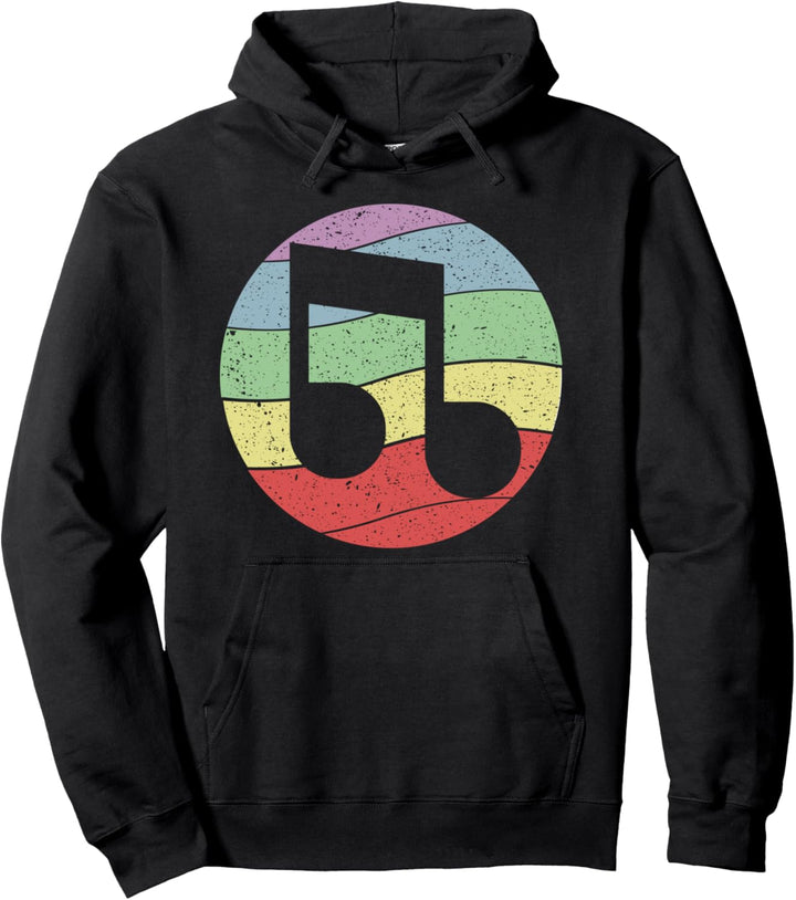 Musiknote Vintage Musik Sound Retro Musiker Vintage Pullover Hoodie