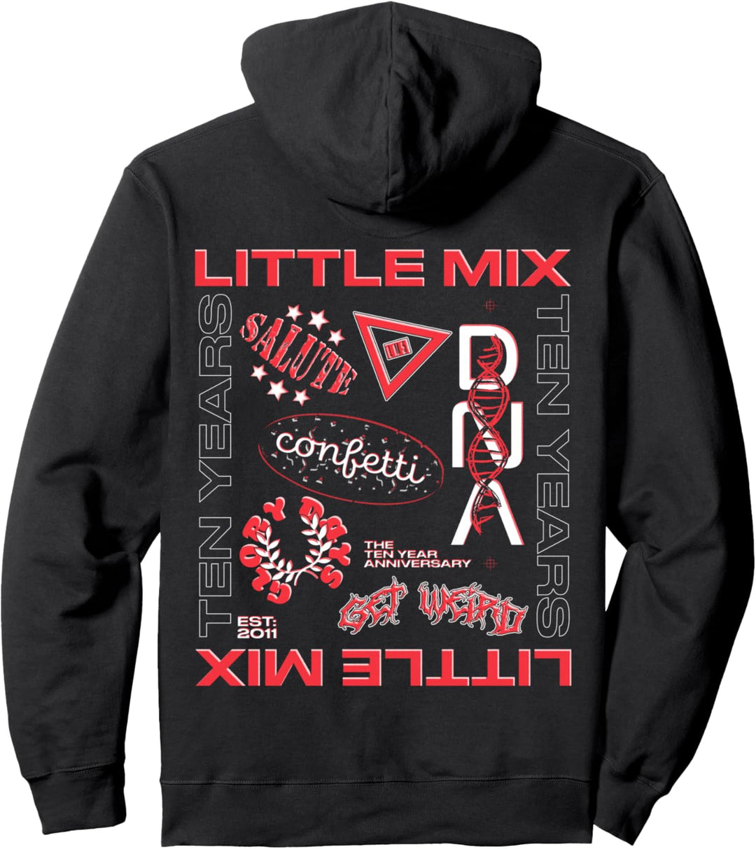 Little Mix – 10 Year Front Back Print Pullover Hoodie
