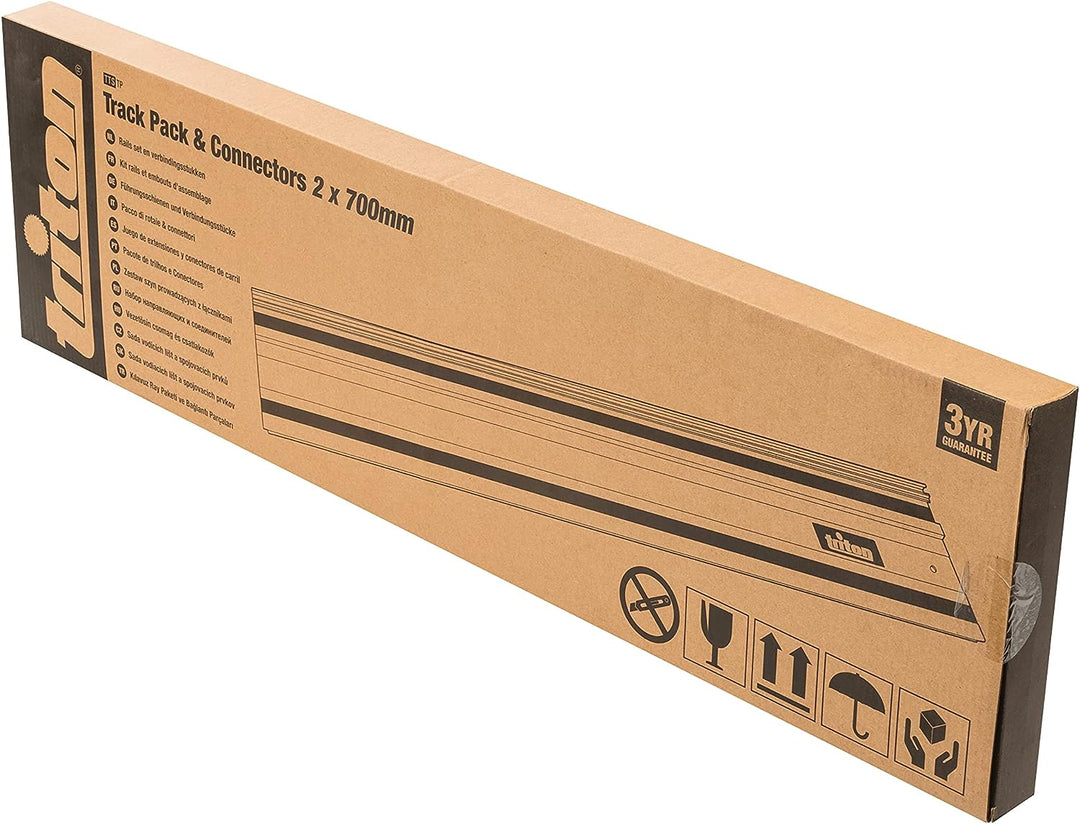 Triton 2 x 700 mm Führungsschienen und Verbindungsstücke TTSTP Track &amp; Connectors 2 x 700mm, TTSTP T