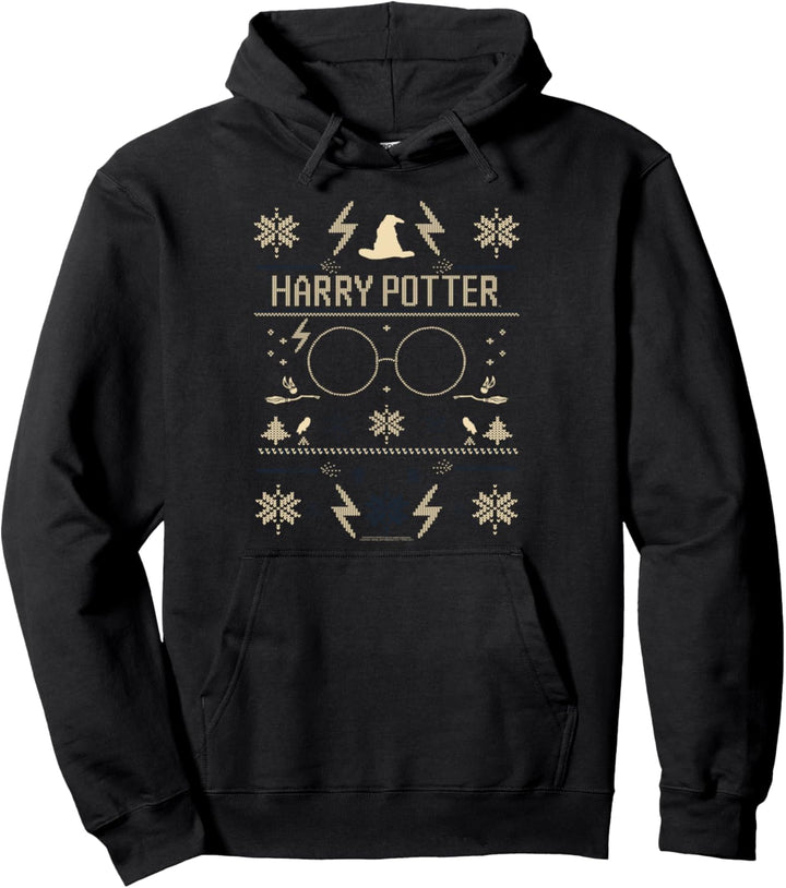 Weihnachten Harry Potter Christmas Pattern Pullover Hoodie