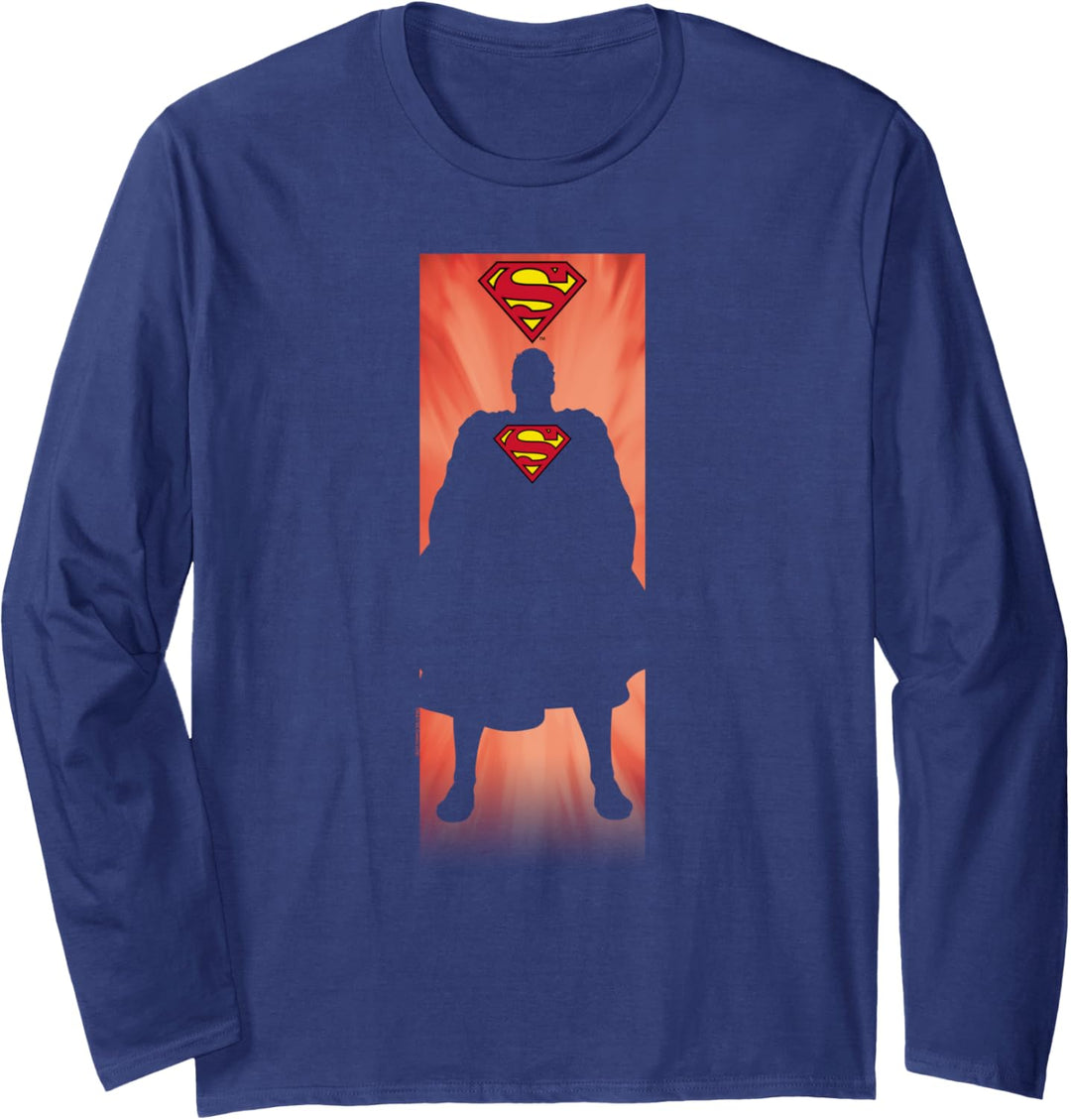 Superman Block Langarmshirt