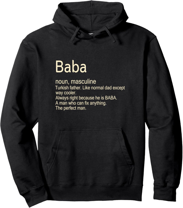 Baba Turkish Father Türkischer Vater Pullover Hoodie
