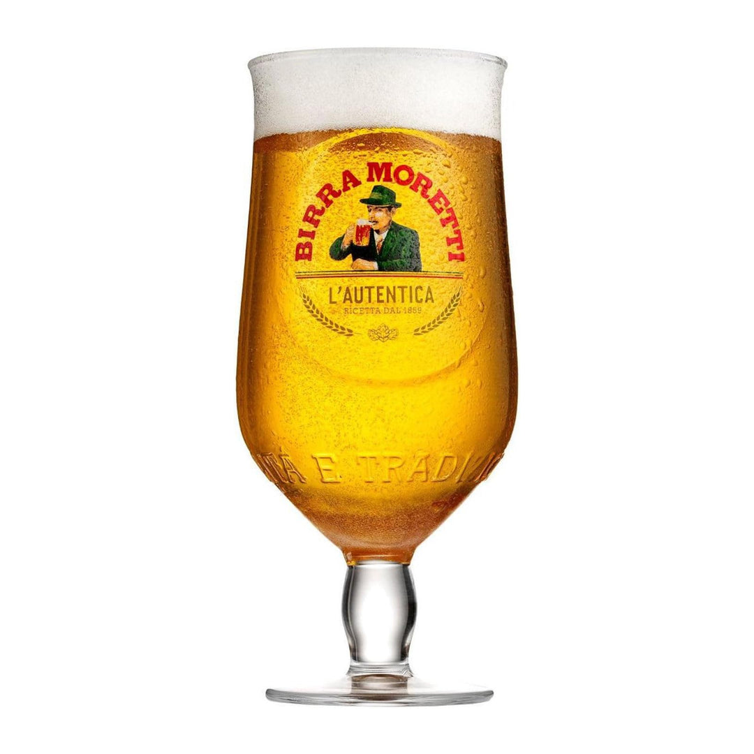 Birra Moretti Pint-Gläser, 6 Stück