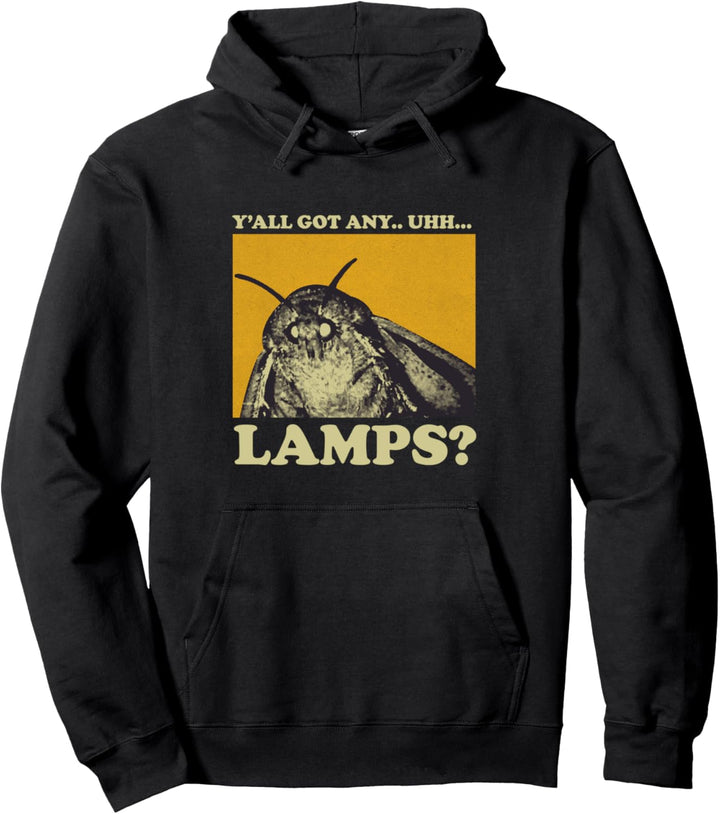 Motten Spruch Meme Moth Lamp Pullover Hoodie