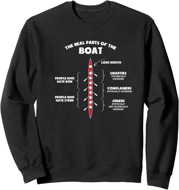 The Real Parts Of The Boat Rowing Sweatshirt