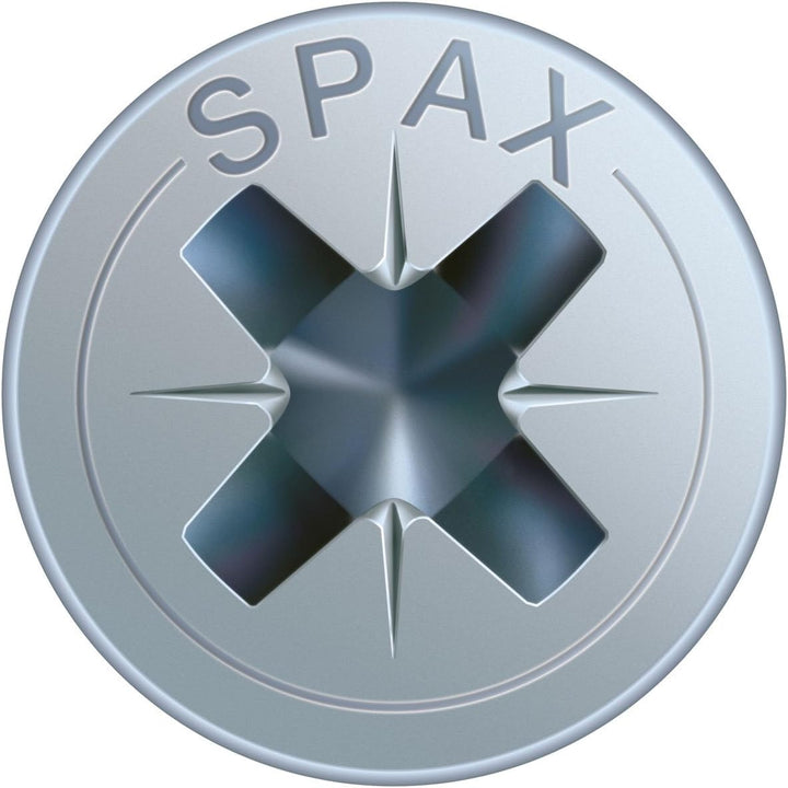 SPAX Universalschraube, 4,5 x 70 mm, 500 Stück, Kreuzschlitz Z2, Senkkopf, Teilgewinde, 4CUT, WIROX