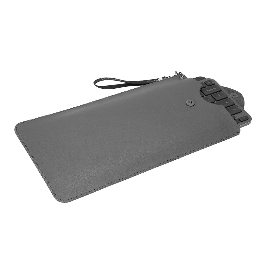 Geekria Tastatur-Tragetasche, Ersatz für Logitech MX Keys Mini Tastaturhülle, veganes Leder, schütze