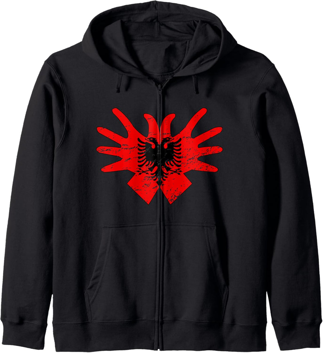 Albanien Adler Shqiperia für Albaner Kapuzenjacke