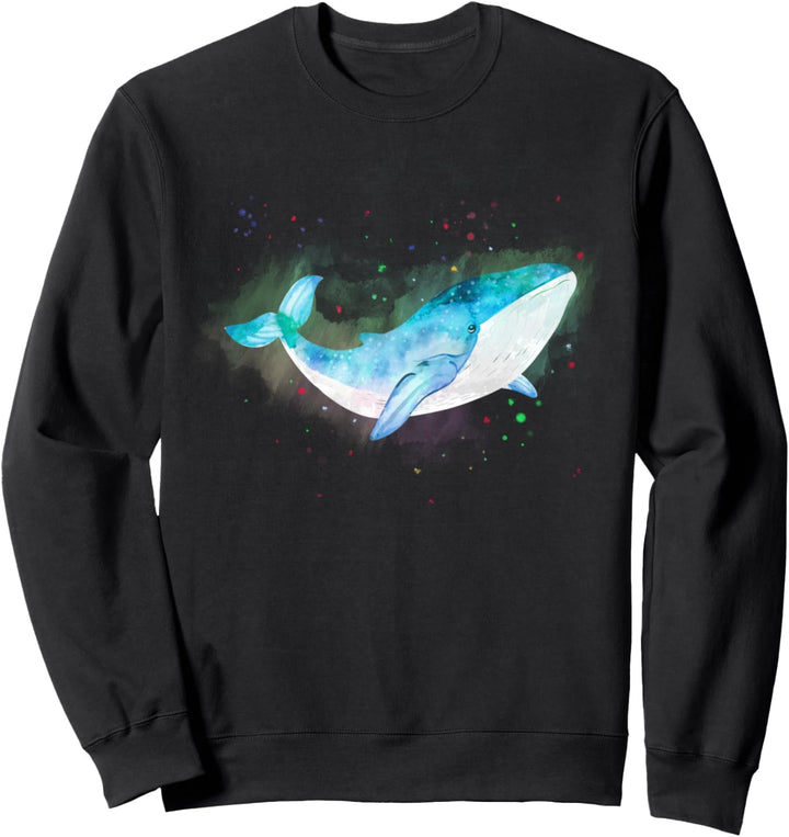 Whale Ocean Schützen Sie den Planeten Kosmos Wal Sweatshirt