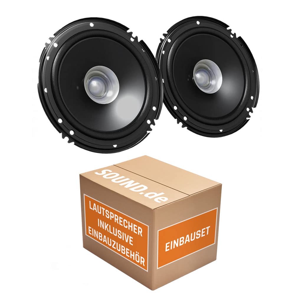 Opel Corsa B/C/D - Lautsprecher Boxen JVC CS-J610X - 16,5cm Auto Einbauzubehör 300Watt Koaxe KFZ PKW